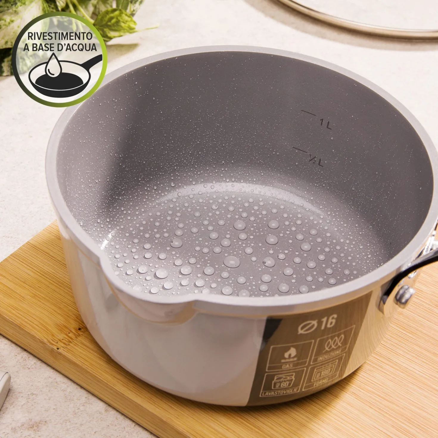 Casseruola induzione 16 cm con coperchio Fatto in casa da Benedetta