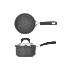 Casseruola New Petra Dark, da 16 cm con manico