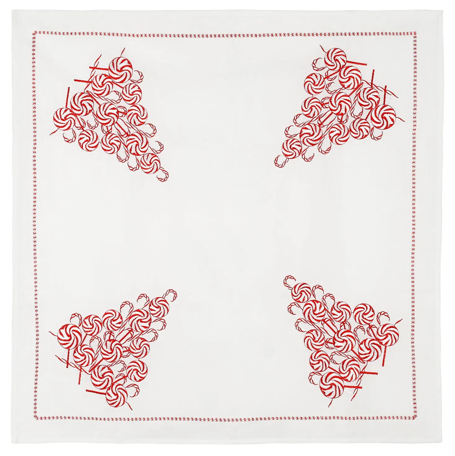 Centrotavola Natale 80x80 cm Lollipop