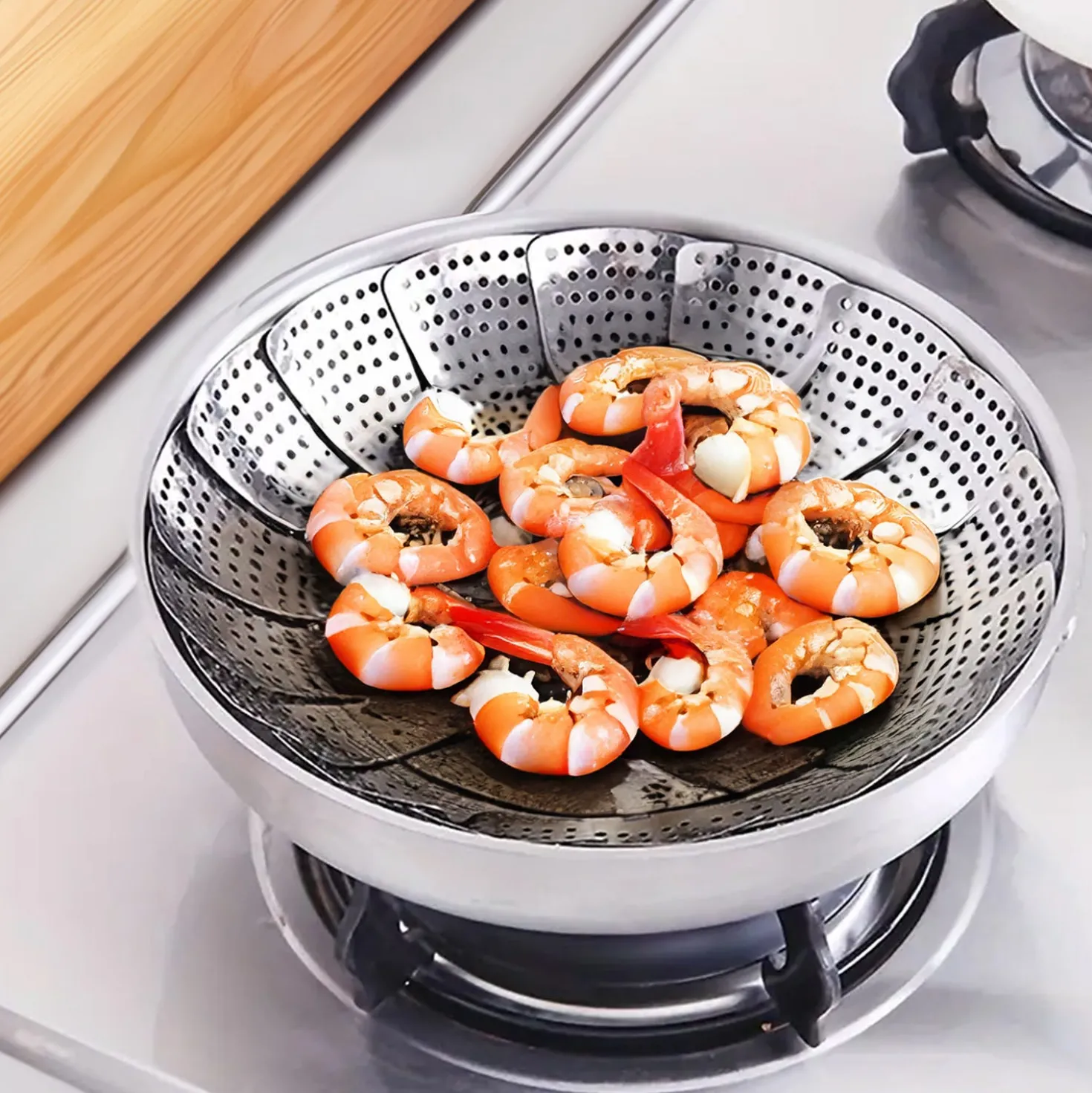 Cestello cottura a vapore 13 cm in acciaio inox Baker's Secret
