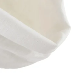 Cestino cucina 18 cm bianco in cotone Slub