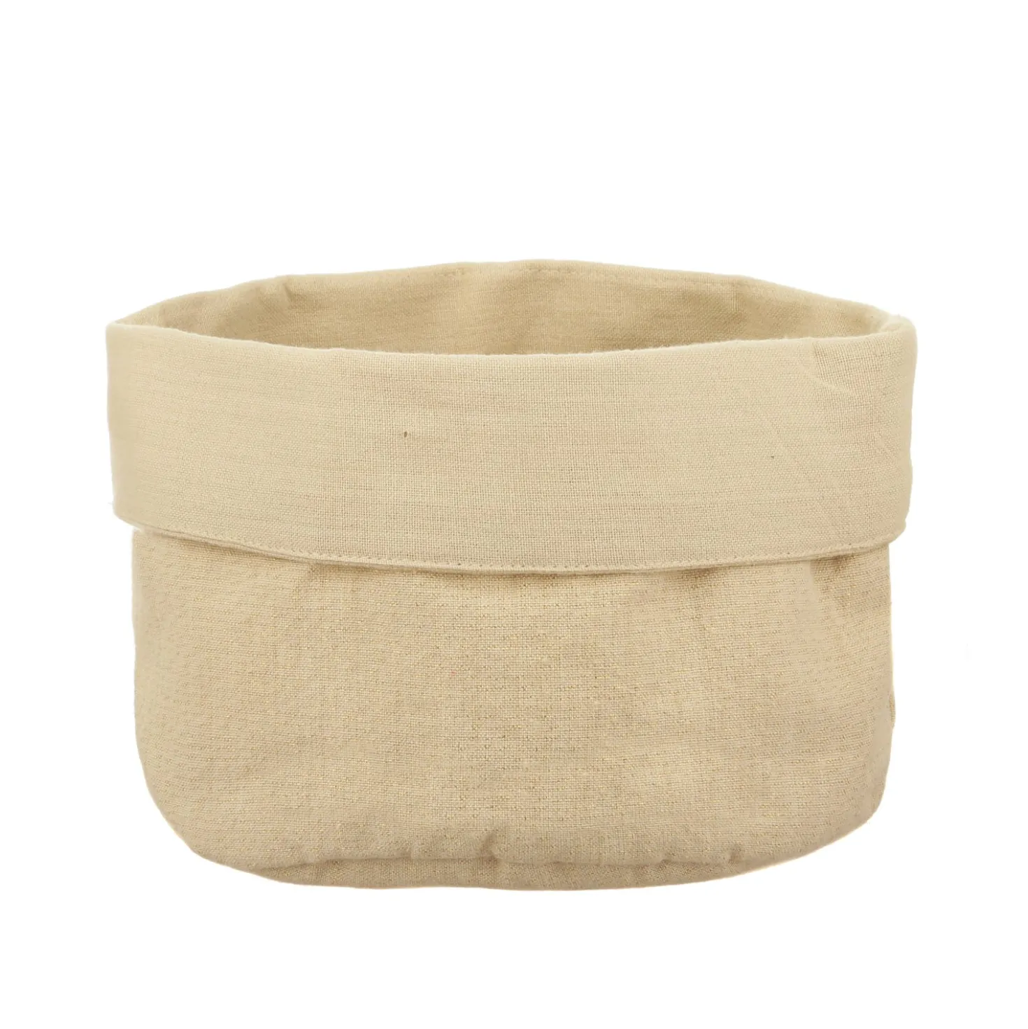 Cesto pane natalizio beige Shiny in cotone