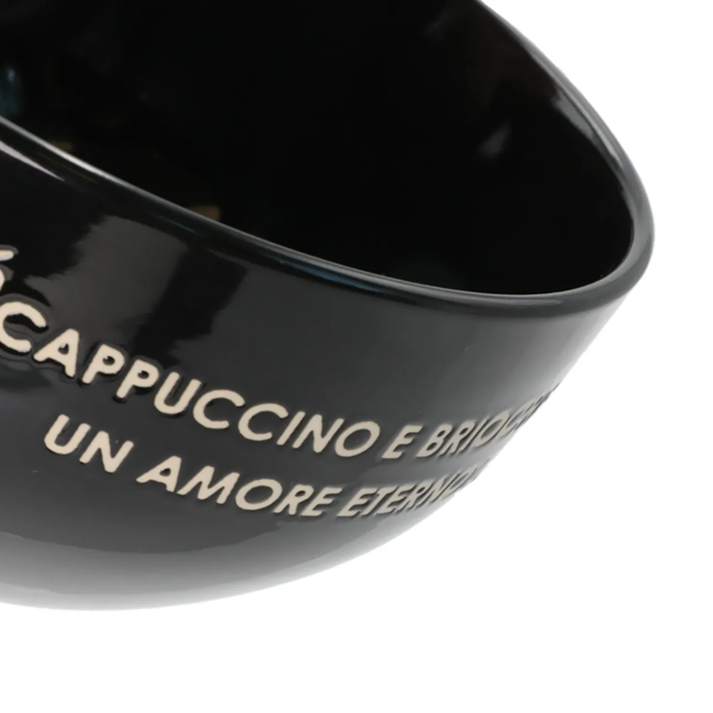 Ciotola 14 cm scritta Quotes nera