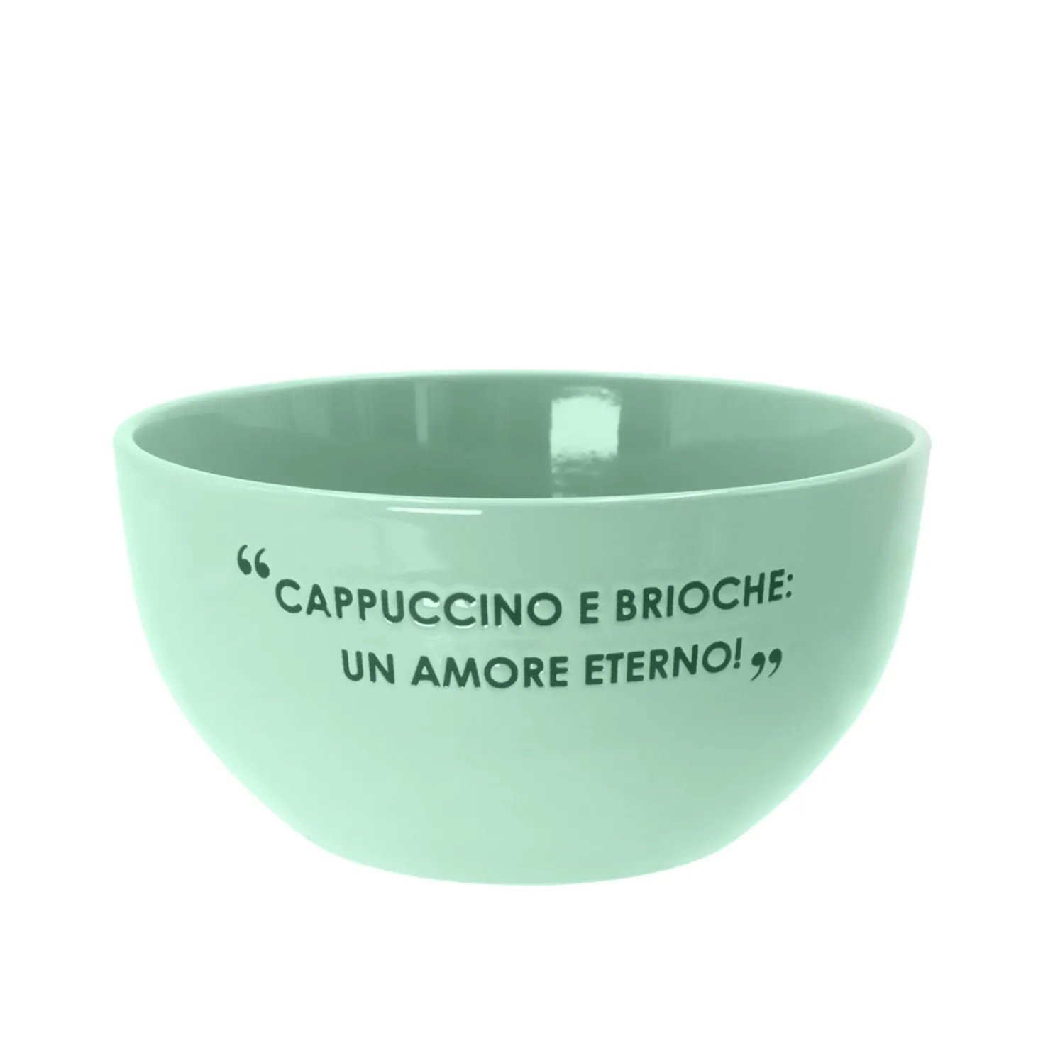 Ciotola 14 cm scritta Quotes verde