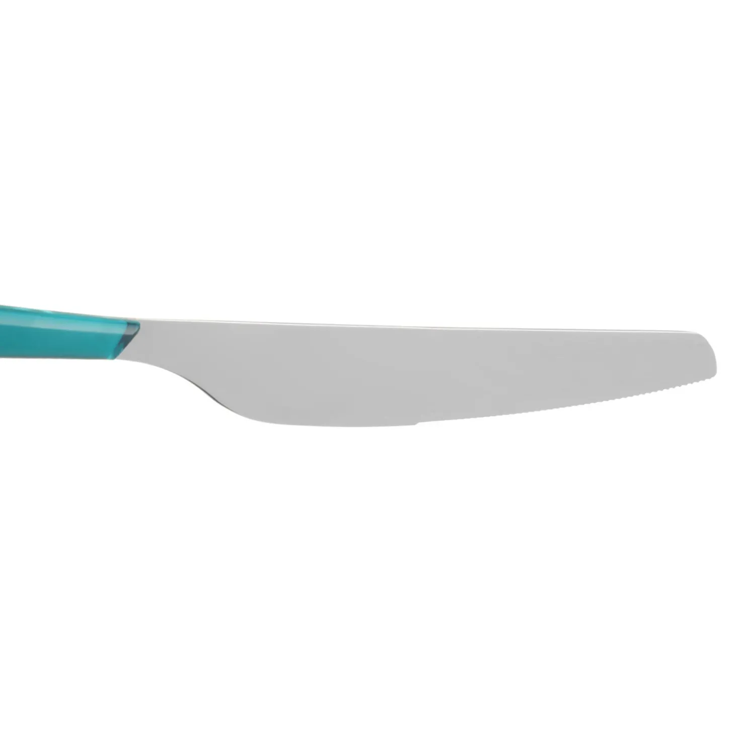 Coltello tavola sfuso azzurro in acciaio inox Silhouette