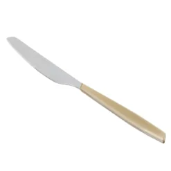 Coltello tavola sfuso grigio in acciaio inox Silhouette