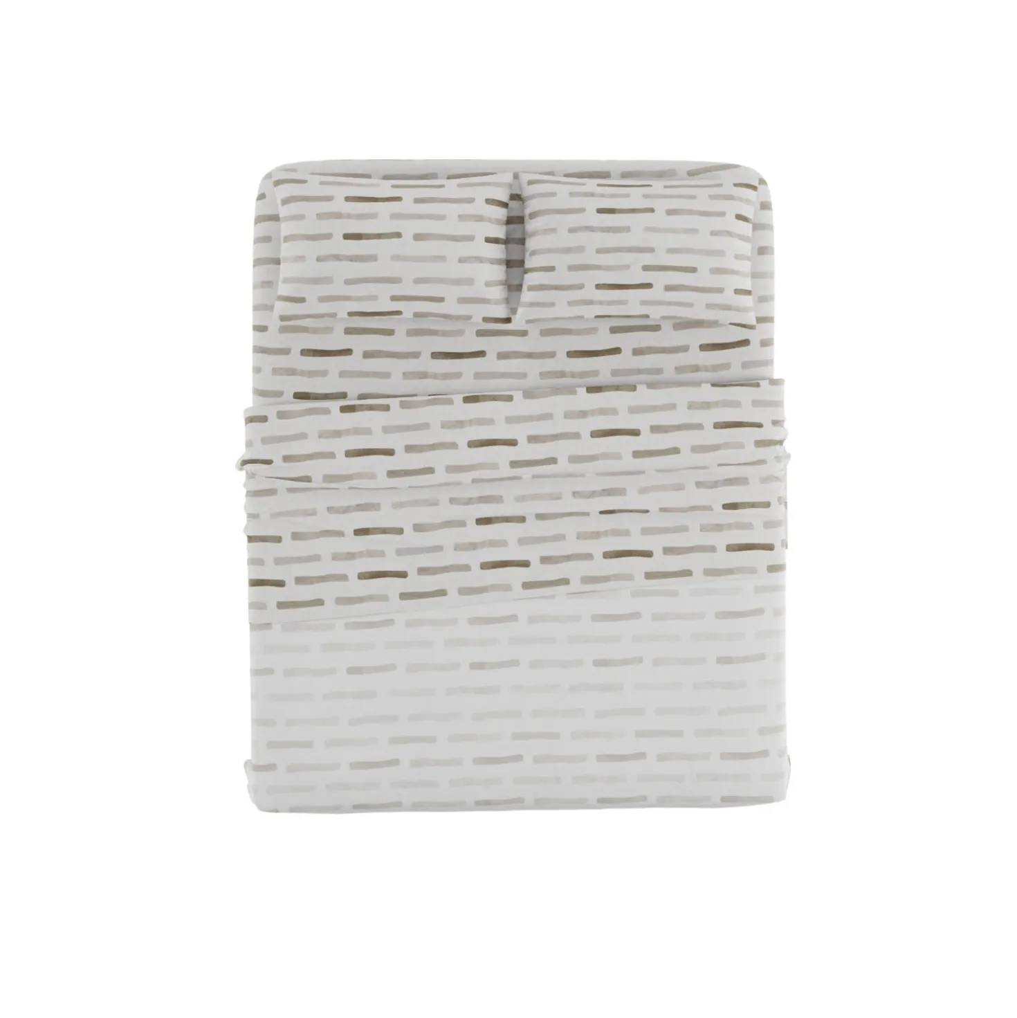Completo letto Karma 2 piazze fun tortora Datex