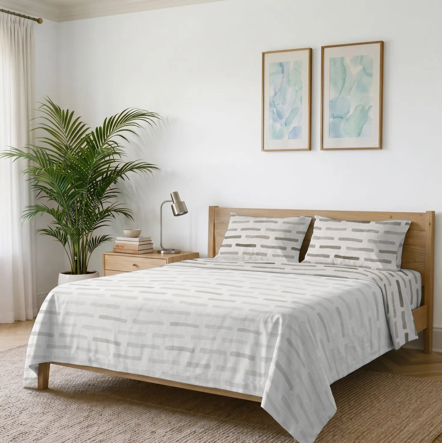 Completo letto Karma 2 piazze fun tortora Datex