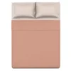 Completo letto matrimoniale cotone cipria Nicoletta