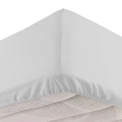 Completo letto matrimoniale cotone grigio chiaro Nicoletta