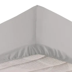 Completo letto matrimoniale cotone grigio scuro Nicoletta