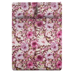 Completo letto matrimoniale floreale