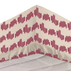 Completo letto matrimoniale geometrie blordeaux cotone
