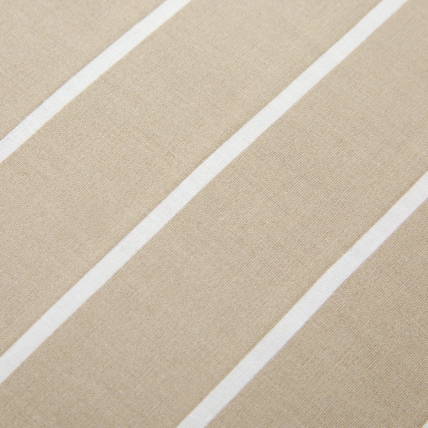 Completo letto matrimoniale policotone righe sabbia