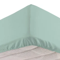 Completo letto matrimoniale tinta unita verde