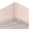 Completo letto 1 piazza e mezza in cotone rosa Botanic
