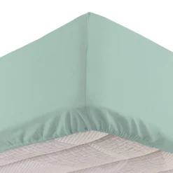 Completo letto 1 piazza e mezza tinta unita verde