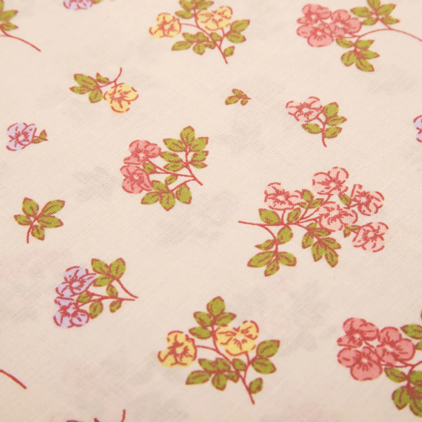 Completo letto singolo cotone fiorellini