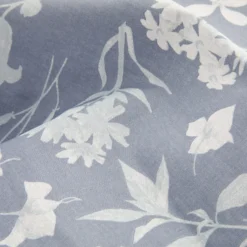 Completo letto singolo cotone fiori malva