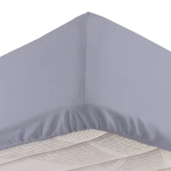 Completo letto singolo cotone fiori malva