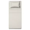 Completo letto singolo cotone righe beige