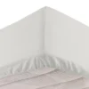 Completo letto singolo cotone righe grigio