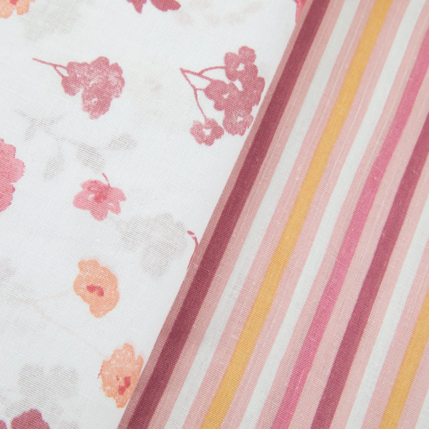 Completo letto una piazza e mezza stampa fiorellini rosa