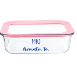 Contenitore alimentare in vetro borosilicato 1,4 L Color Bloom