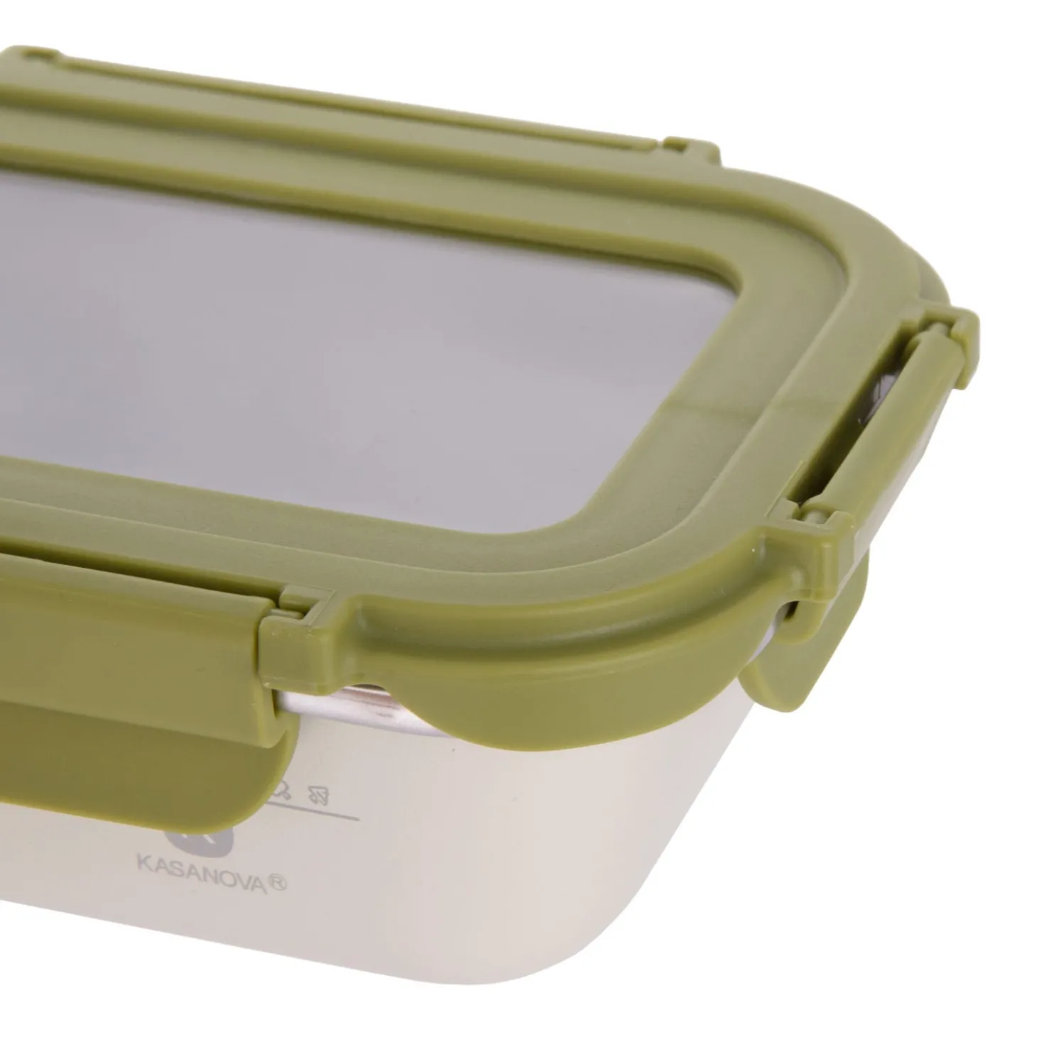 Contenitore alimentare 420 ml acciaio inox verde