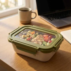 Contenitore alimentare 420 ml acciaio inox verde