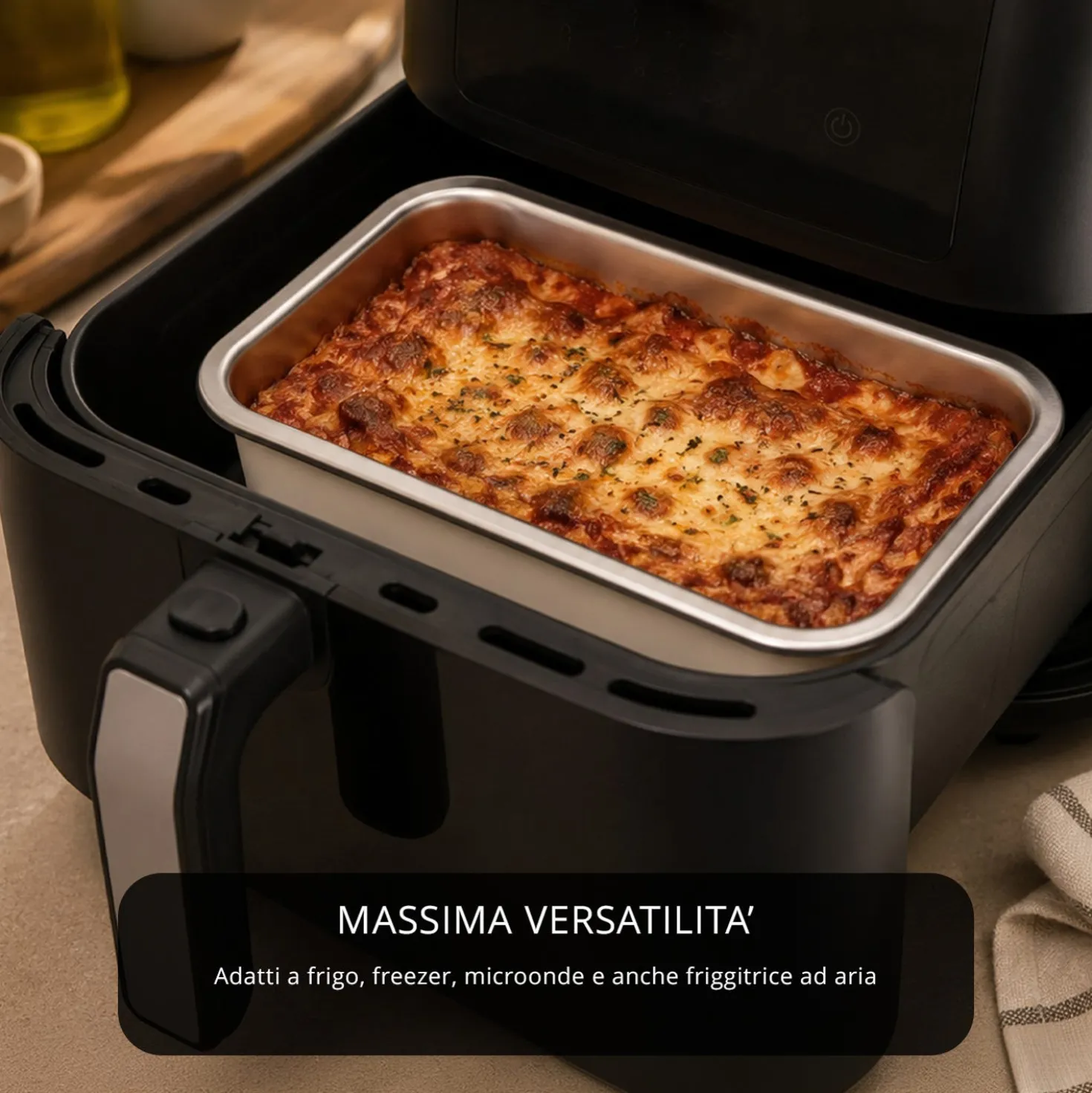 Contenitore alimentare 420 ml acciaio inox verde