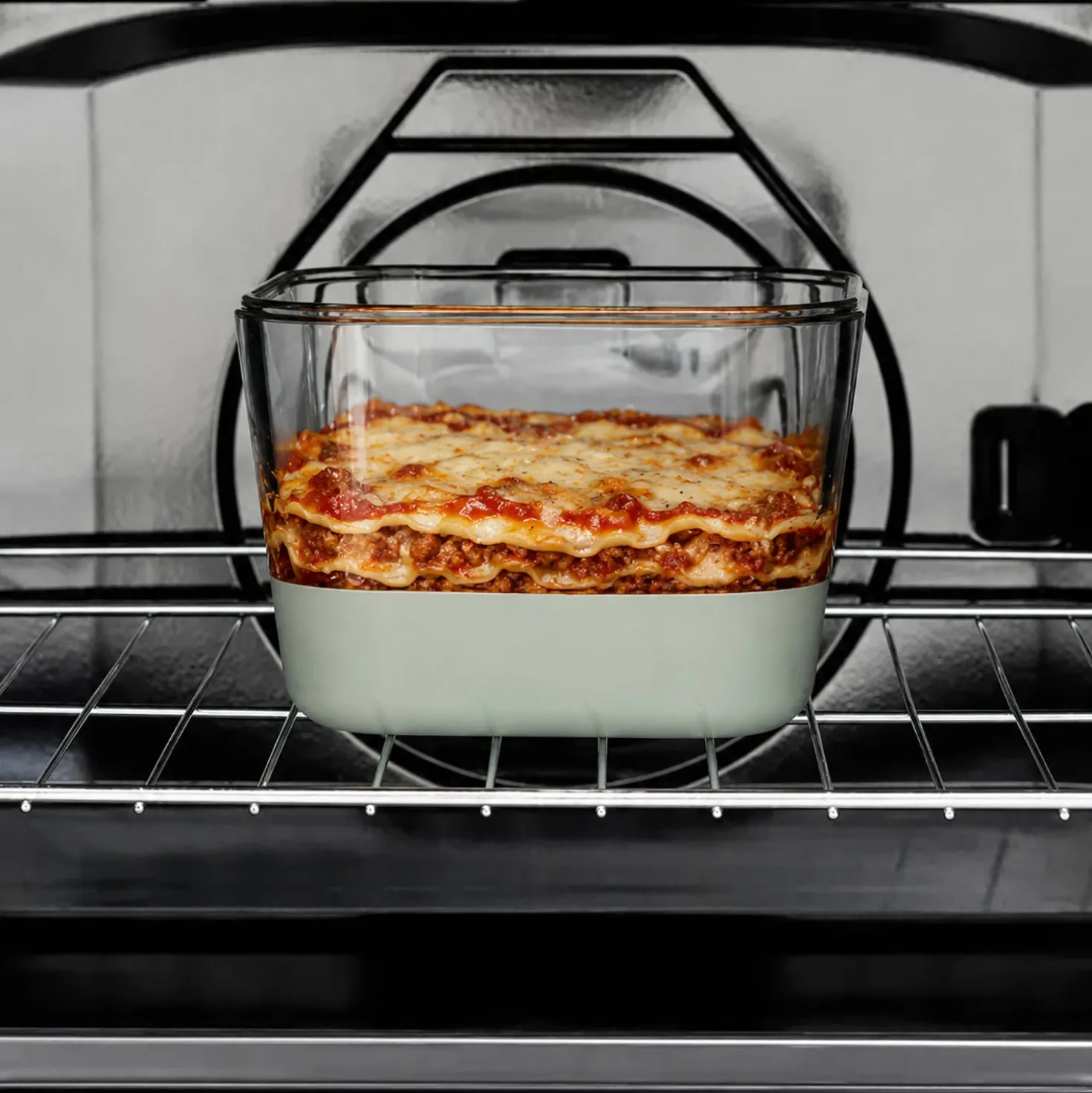 Contenitore alimentare quadrato vetro 2 L Siliglass