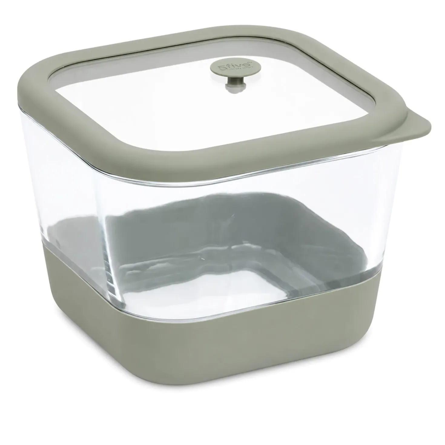 Contenitore alimentare quadrato vetro 1,35 L Siliglass