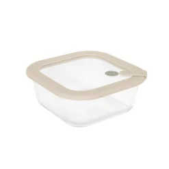 Contenitore alimentare quadrato vetro 800 ml Sileat