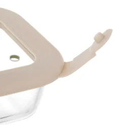 Contenitore alimentare quadrato vetro 800 ml Sileat