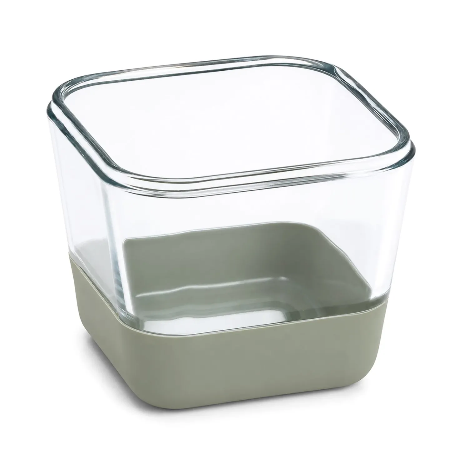 Contenitore alimentare quadrato vetro 500 ml Siliglass