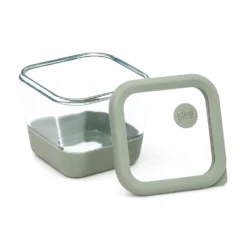 Contenitore alimentare quadrato vetro 500 ml Siliglass