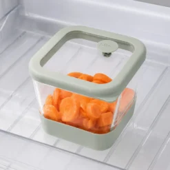 Contenitore alimentare quadrato vetro 500 ml Siliglass