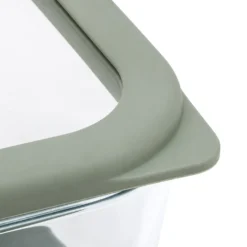 Contenitore alimentare quadrato vetro 800 ml Siliglass