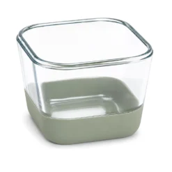 Contenitore alimentare quadrato vetro 800 ml Siliglass