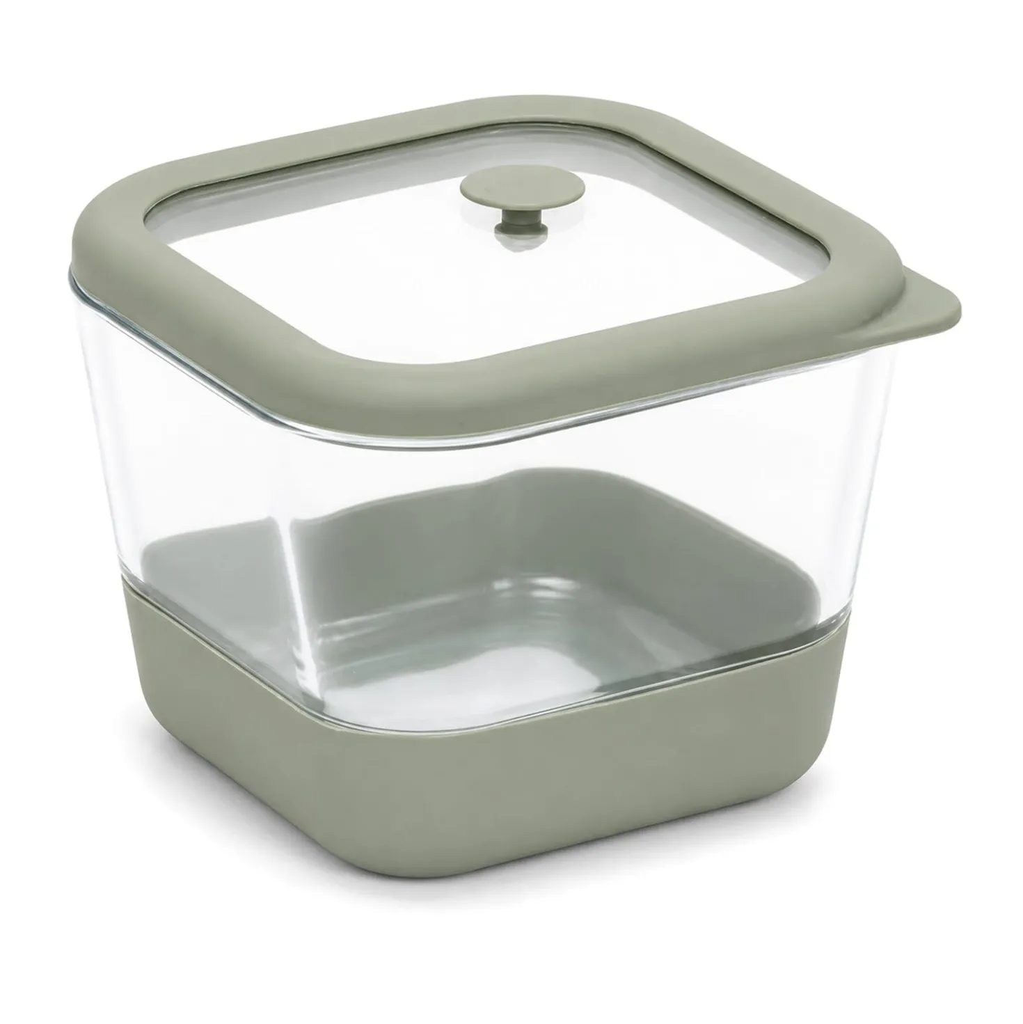 Contenitore alimentare quadrato vetro 800 ml Siliglass