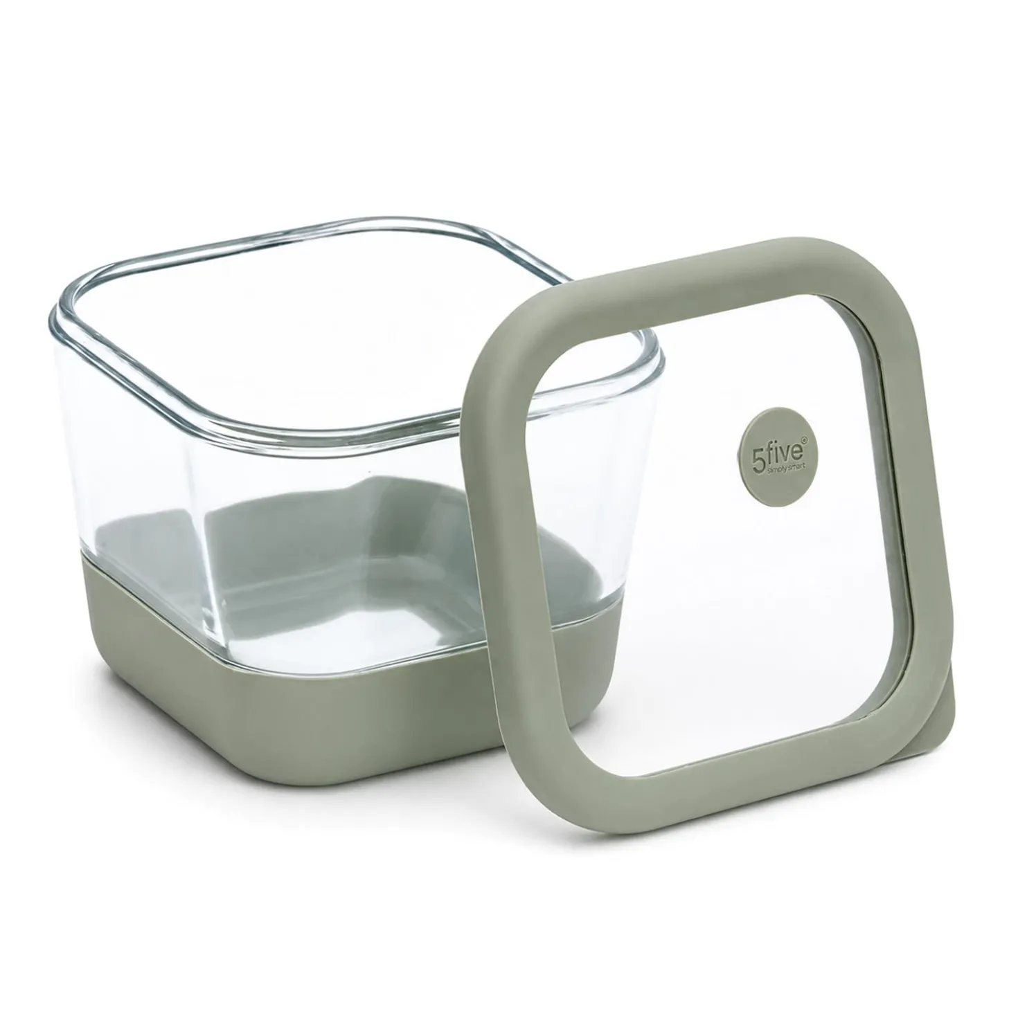 Contenitore alimentare quadrato vetro 800 ml Siliglass