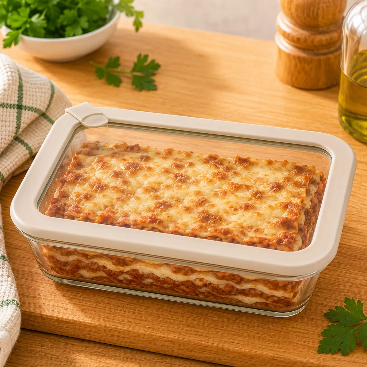 Contenitore alimentare vetro 1,3 L Sileat