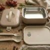 Contenitore lunch box grigio