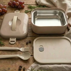 Contenitore lunch box grigio