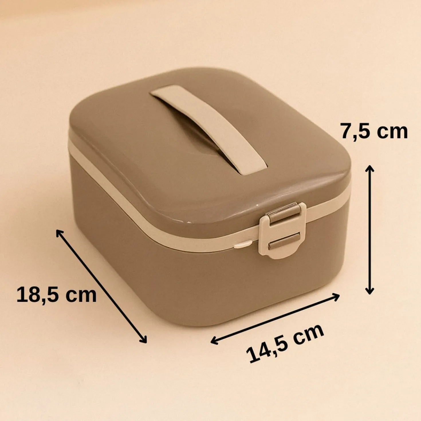 Contenitore lunch box grigio