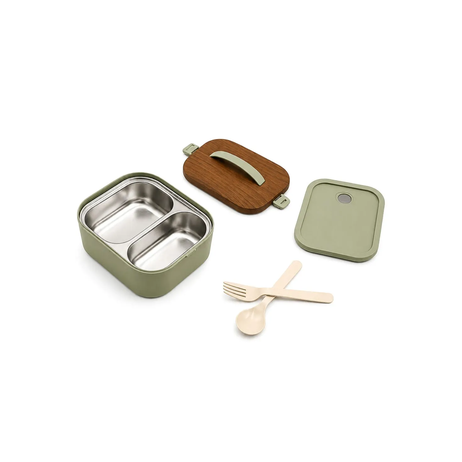 Contenitore lunch box verde