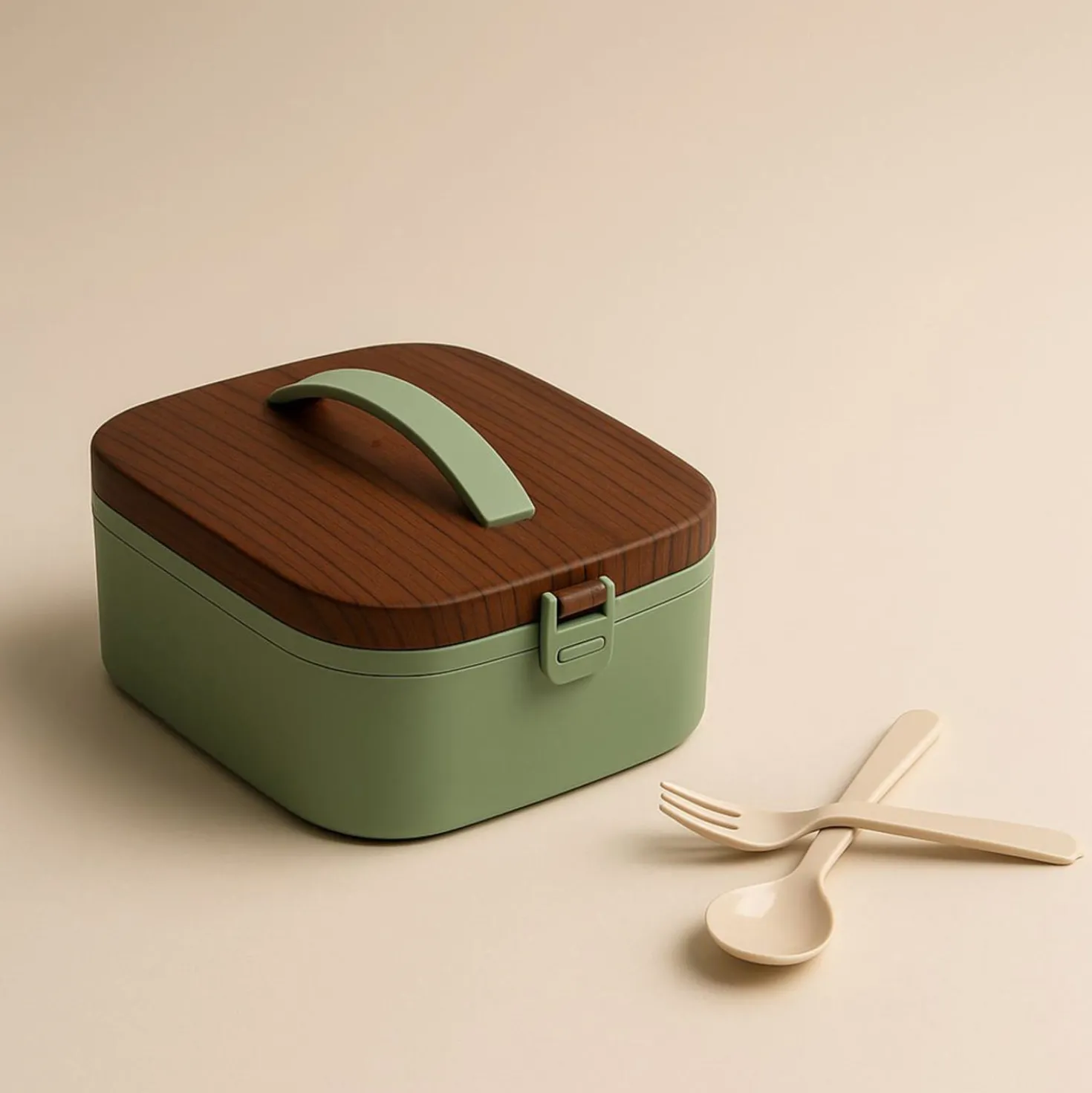Contenitore lunch box verde
