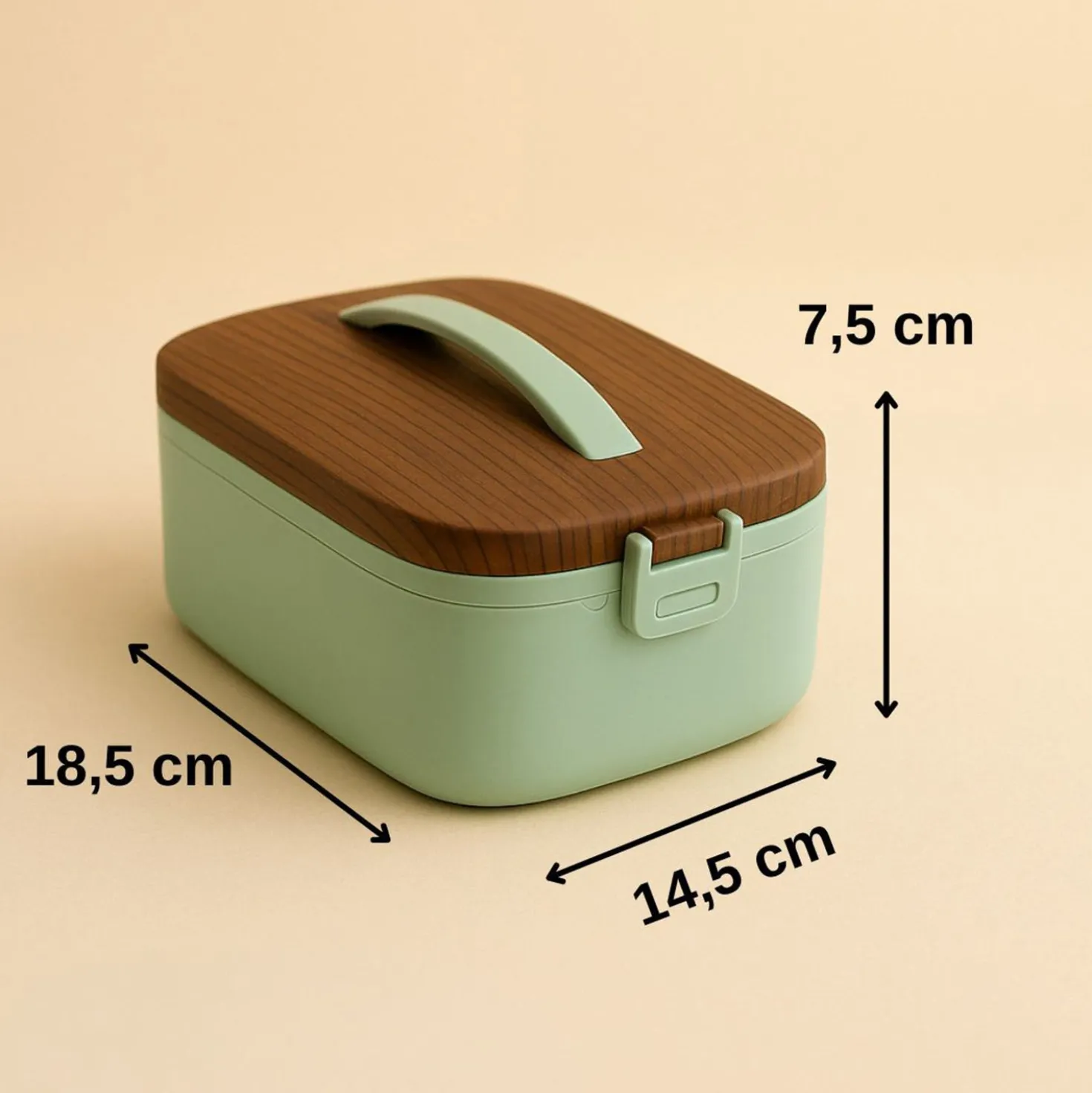 Contenitore lunch box verde