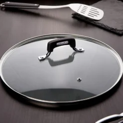 Coperchio 30 cm in vetro temperato New Petra Dark